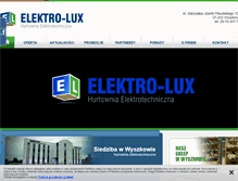Tablet Screenshot of elektro-lux.pl